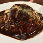 トマト&オニオン田辺店でのハンバーグオムライス【田辺】